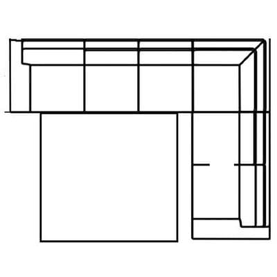 Layout B: Three Piece Queen Sleeper 117" x 98"