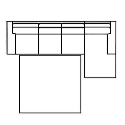 Layout C: Two Piece Sleeper Sectional 112" x 65"