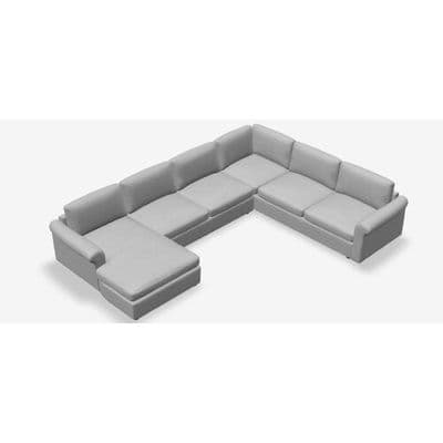 Layout G: Three Piece Sectional 61" x 133" x 111"