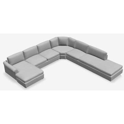 Layout N: Five Piece Sectional 61" x 142" x 143"