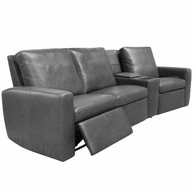 Layout A:  Four Piece Reclining Sectional 123" Wide