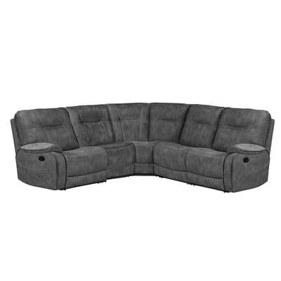 Layout A:  Five Piece Reclining Sectional 118.5 x 118.5