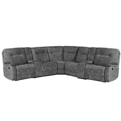 Layout D:  Seven Piece Reclining Sectional 131.5" x 131.5"