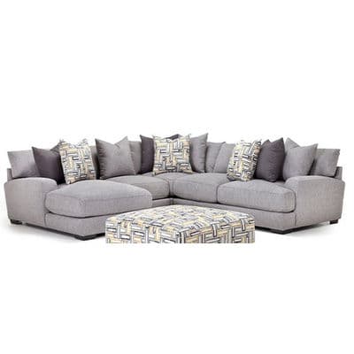 Layout L: Four Piece Sectional. 65.5" x 115" x 111.5"