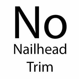 No Nailhead Trim